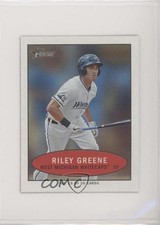 2020 Heritage Minor League Edition 1971 Bazooka Numbered Test Riley Greene 9h3