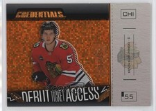 2023 Upper Deck Credentials Horizontal Orange 33/99 Kevin Korchinski #175 0nr3