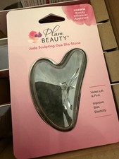 Plum Beauty Jade Sculpting Gua Sha Stone Improve Skin Elasticity