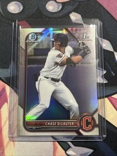 CHASE DELAUTER  2022 Bowman Chrome Draft REFRACTOR GUARDIANS 1st Rookie Card RC