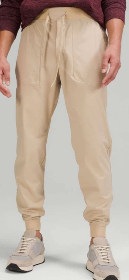 Pantalones de chándal Lululemon ABC para hombre con cordón en la cintura talla L ocio informales Foto 2 de 4