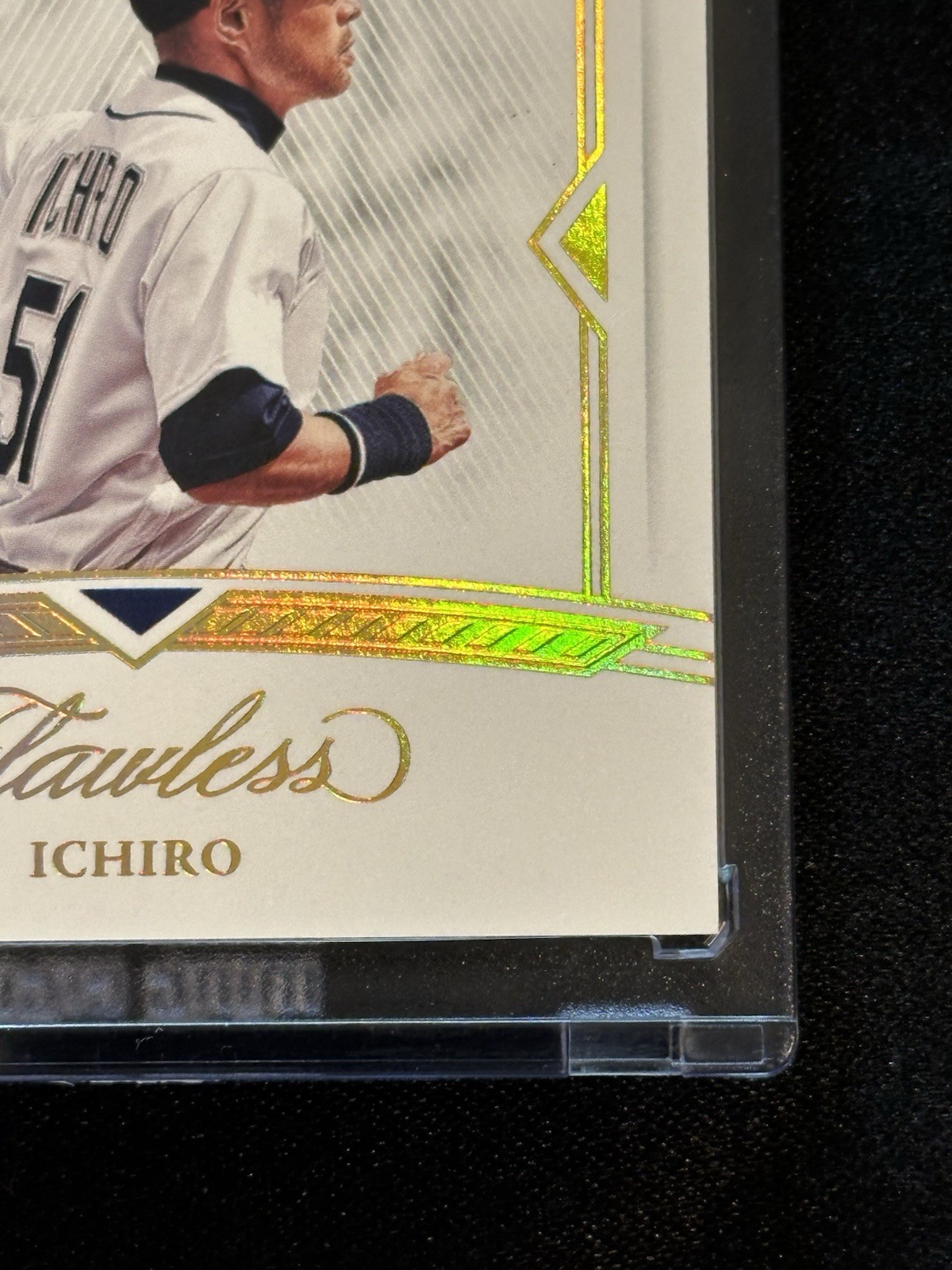 2023 Flawless Baseball Gold Auto Ichiro Suzuki /10 On Card Ichiro Auto Mariners view 5