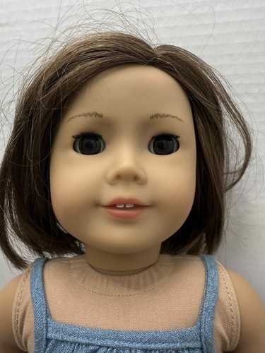 Muñeca Truly Me American Girl 2014 18 pulgadas de alto cabello castaño ojos marrones - Imagen 3 de 4