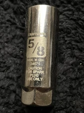 Craftsman Tools 34671 Spark Plug Chrome Socket 5/8" SAE 3/8" Drive USA Made Tool