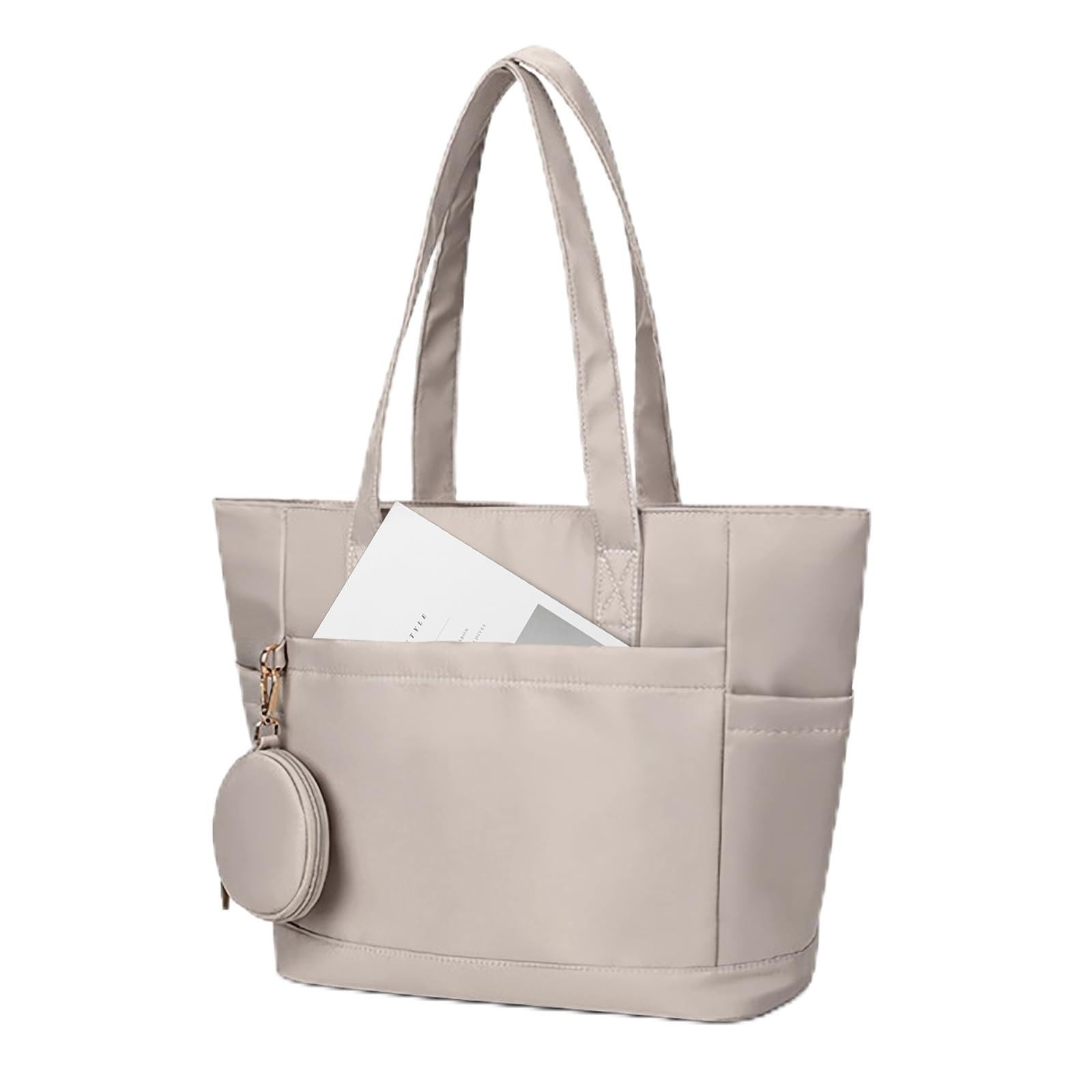 Tote Bag for Women, Shoulder Bags with Compartments and Zipper Handbag Purses...