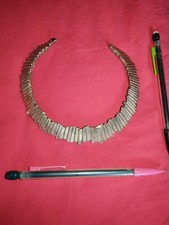 Collier torque bronze rigide BICHE DE BERE pour PROMOD. Année 90.