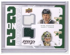 M. Modano, Turco, J. Lehtinen & S. Zubov 08-09 UD MVP 2ON2 Jersey Card #J2-MZLT