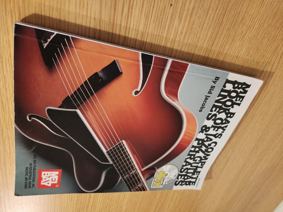 MEL BAYS COMPLETE BOOK OF JAZZ GUITAR LINES & PHRASES - GUITAR TUTOR BOOK - Image 4 of 4