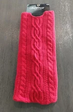 The Christmas Shoppe Premium 48" Red Knit Tree Skirt MSRP $49.99