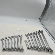 ⭐️S-K Tools Metric & SAE Combination Set  Of 15 Wrenches⭐️