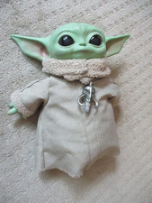 Star Wars The Mandalorian Grogu Baby Yoda 14" Plush Doll Mattel
