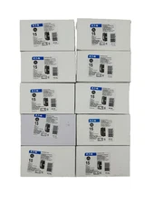 New Eaton BRP115DF Circuit Breaker 15A 1-Pole 120V - Lot of 10