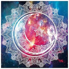 5D Sun Moon Star Diamond Painting Kit for Adults Full Square Drill DIY Canvas