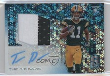 2016 Panini Spectra Rookie Neon Blue 50/60 Trevor Davis #207 Patch Auto 0ga