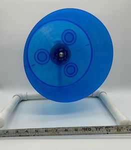 Hedgehog Exercise Wheel – Blue – Small Animal Wheel – Free Standing
