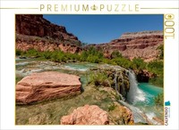 Calvendo Puzzle Havasupai Falls, Grand Canyon, Arizona 1000 Teile Puzzle Quer |