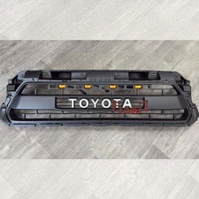 ABS Front Grille For Tacoma 2012 2013 2014 2015 Matte Black Grill W/letters/LEDs