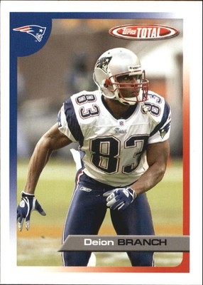 2005 Topps Total #198 Deion Branch - FB