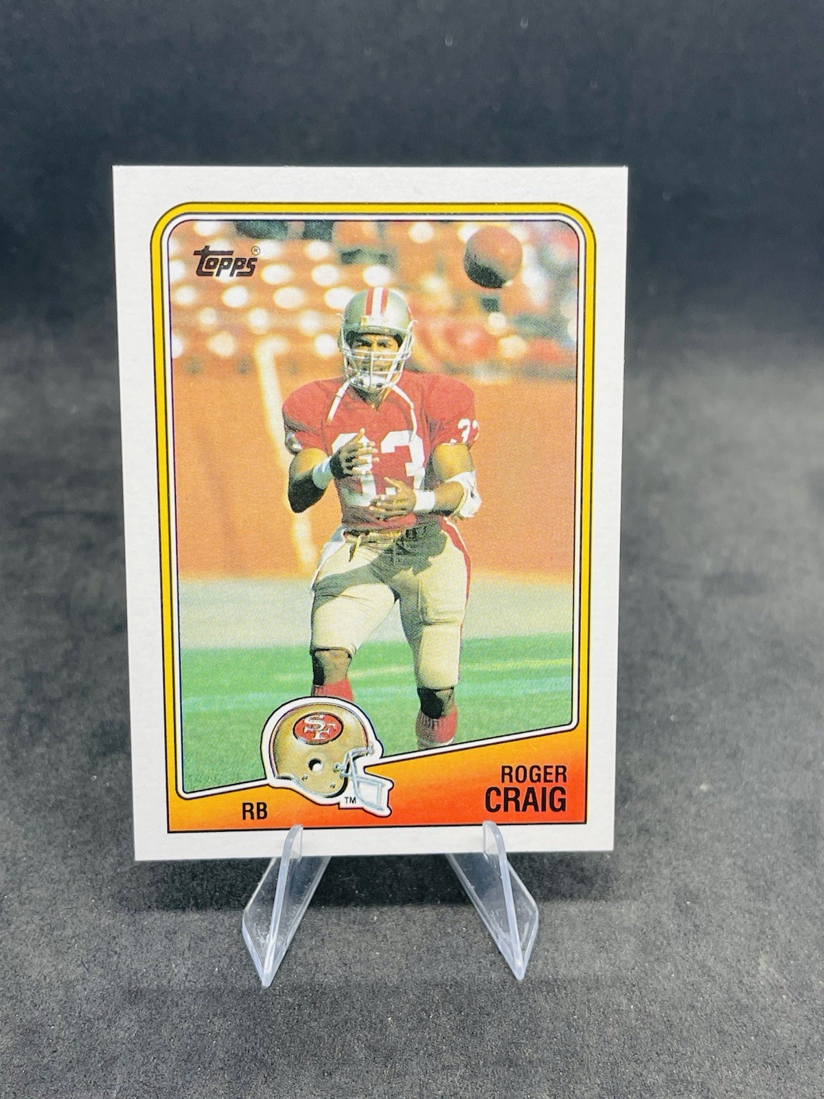 1988 Topps Roger Craig #40 San Francisco 49ers Football Card