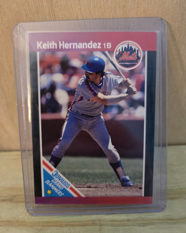 Donruss 1989 Keith Hernandez #8 New York Mets MLB Baseball Grand Slammers