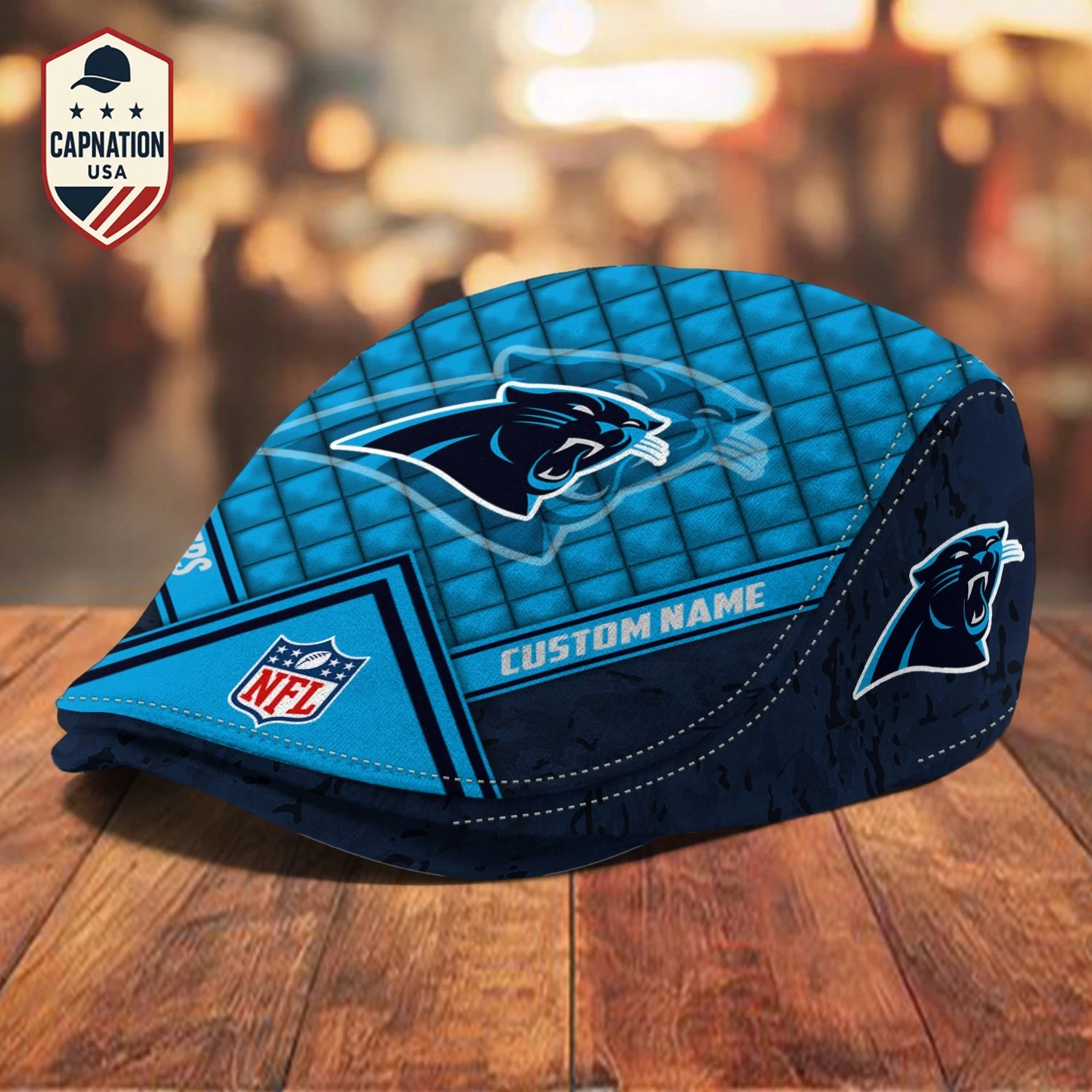 Carolina-Panthers Jeff Cap football Jeff Cap Newsboy Cap Driving Cap Flat Cap