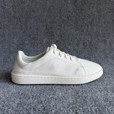OluKai Pehuea Li Ili Bright White Leather Sneakers Women  s 8.5 Casual Shoes