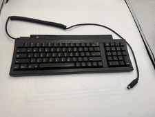 Vintage Apple Keyboard II M0487 Macintosh Black For Macintosh TV w/cable TESTED