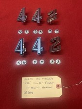 1969-73 New Aftermarket Oldsmobile 442 Fender Emblems 1969-73 New Aftermarket Oldsmobile 442 Fender Emblems
