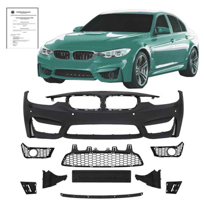 Stoßstange vorne PDC SRA ABE* 1A paßt für BMW 3er F30 F80 Limousine Facelift LCI