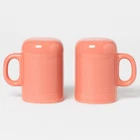 Large Salt and Pepper Shaker Set by Fiesta 3.125" x 4.375" x 4.625