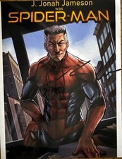 Spider Man JK Simmons Signed 8x11 Photo J Jonah Jameson Authentic COA