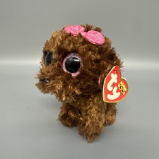 Ty Beanie Boo - MADDIE the Dog 6 Inch NEW MWMTs Plush Stuffed Animal Toy