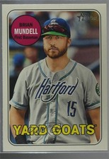 2018 Topps Heritage Minor League Edition Glossy Brian Mundell #119 1u0