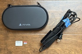 Sony PS Vita, PCH-1000 OLED Silver w/ Case, Region Free, Great Condition!