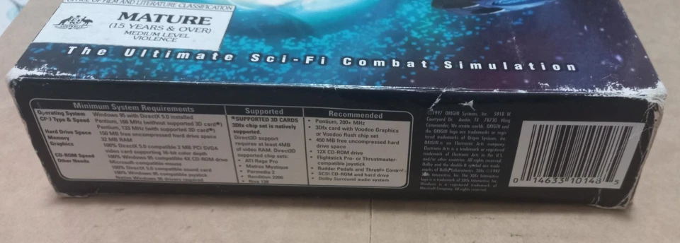 Wing Commander: Prophecy PC Game CD Rom 1997 Big Box - Image 4 of 4