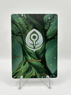 Riftbound TCG SFD R02a Calm Rune Alt Art - PACK FRESH MINT
