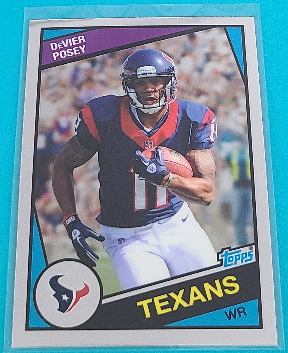 2012 Topps Chrome 1984  #15 DeVier Posey  Houston Texans Football Card L2
