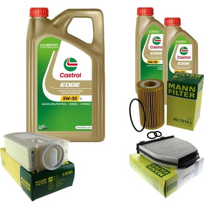 INSPEKTIONSKIT FILTER CASTROL 7L ÖL 5W30 für Mercedes-Benz C-Klasse T-Model