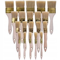 20-Teiliges Flachpinsel-Set (15, 25, 36, 50 Mm)