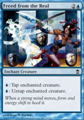 1x Freed from the Real Moderate Play MTG Magic - Kid Icarus -
