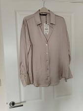 Zara Goregous Light Colour Satin Feel Smart Blouse RRP�22.99