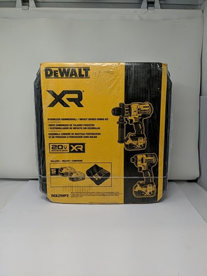 #ad Dewalt DCK299P2 20V XR Hammerdrill Impact Kit w 5 Ah Battery amp; Charger New $379.84