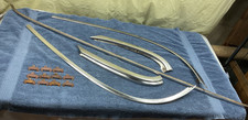61 62 Impala Ss Starfire Original Windshield Trim Mouldings Set 2 Dr Hardtop
