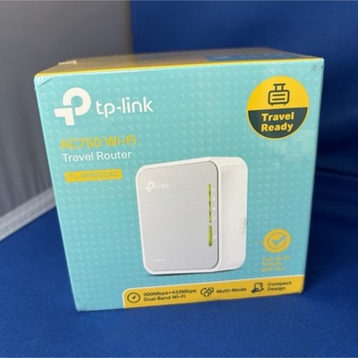 TP-Link TL-WR902AC AC750 Dual Band Travel Router 433 Mbps White 1 LAN