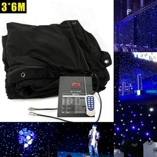 LED Star Stage Backdrop 3x6 LED Star Curtain Background Starry Sky DMX512
