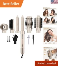 6 in 1 Multi Hair Styler Dryer Brush, 110,000 RPM High-Speed, Negative Ionic,...