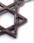 Vtg Signed Star of David Sterling Silver Blue Glass Dangle Wire Earrings + 2 Lot — photo 5