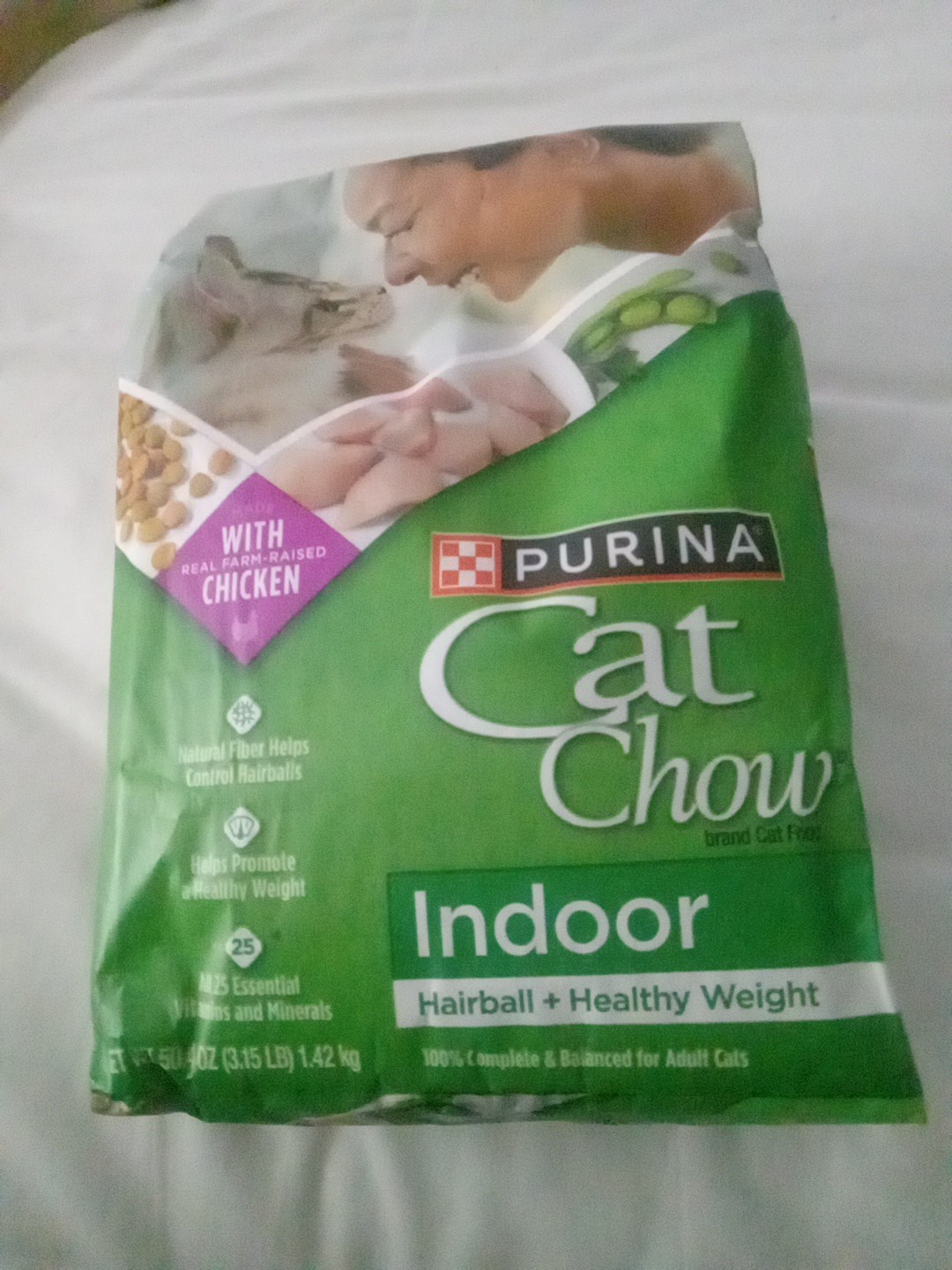 Purina Cat Chow Immune Health, Indoor Dry Cat Food, Chicken, 3.15 lb Bag