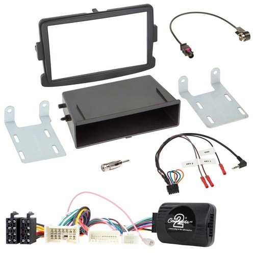 Blaupunkt Bluetooth DAB Lenkrad USB Autoradio für Dacia Logan Sandero ab 12 schw - Bild 3 von 12