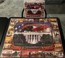  RARE 2012 White Mountain Puzzle  The White House  1000pc COMPLETE